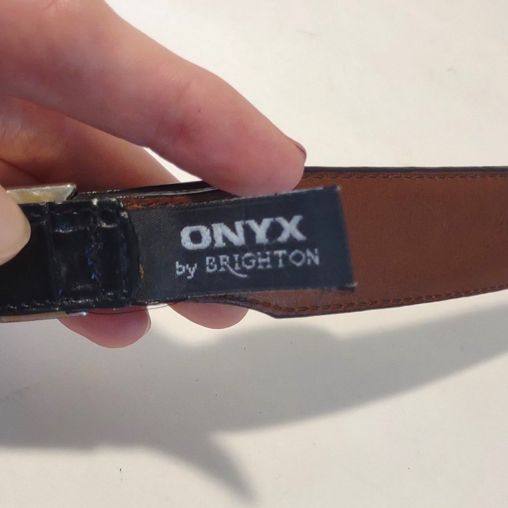 Onyx by Brighton Men's Black Belt - Picture 5 of 10